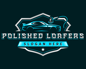 Automobile Sedan Detailing logo design