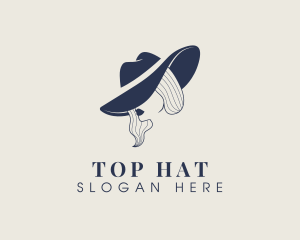 Woman Fashionwear Hat logo design