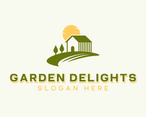 Garden Landscaping Yard logo design