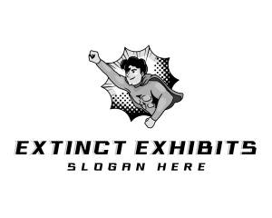 Superhero Comics Cartoon logo