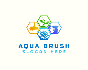 Housekeeping Cleaning Tool logo design