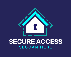 Security Home Lock logo design