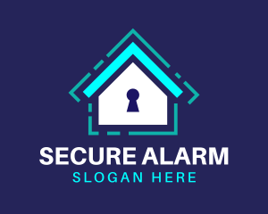 Security Home Lock logo design