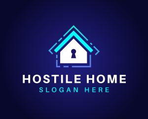 Security Home Lock logo design