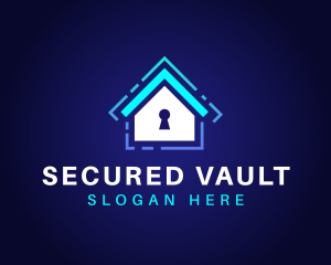 Security Home Lock logo design