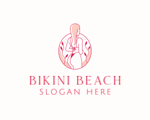 Woman Bikini Lingerie logo design