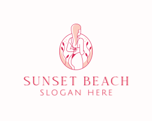 Woman Bikini Lingerie logo design