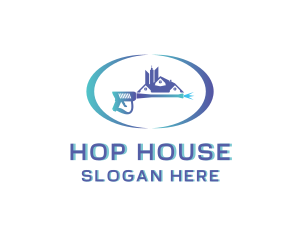 House Cleaning Pressure Washing logo design