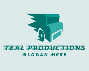 Fast Teal Truck logo