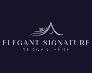 Elegant House Real Estate logo design