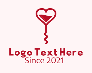 Red Heart Corkscrew logo