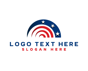 American National Patriotic logo