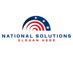 American National Patriotic logo