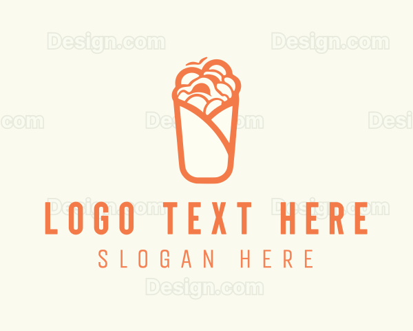 Orange Food Wrap Logo