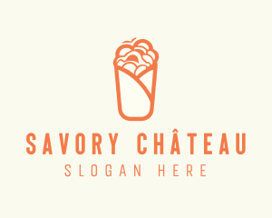 Orange Food Wrap logo design