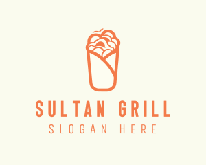 Orange Food Wrap logo design