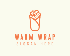 Orange Food Wrap logo design