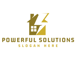 Thunderbolt Power Realty logo design