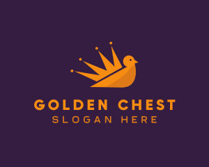 King Bird Crown logo design