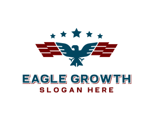 Eagle Star Flag logo design