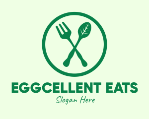 Vegan Organic Resto logo design