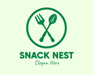 Vegan Organic Resto logo design