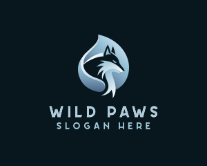 Wild Wolf Animal logo design