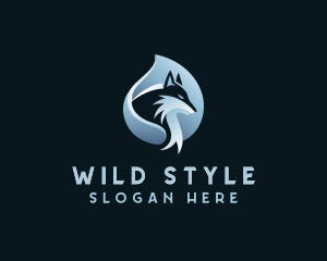 Wild Wolf Animal logo design