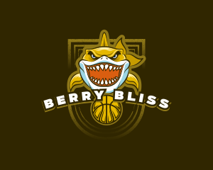 Basketball Varsity Shark logo design