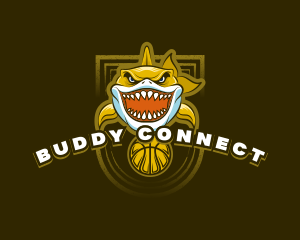 Basketball Varsity Shark logo design