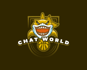 Basketball Varsity Shark logo design