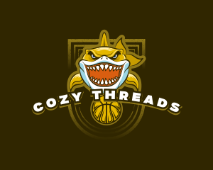 Basketball Varsity Shark logo design