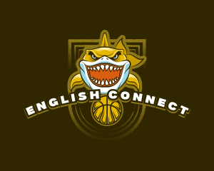 Basketball Varsity Shark logo design