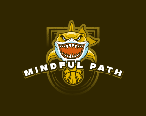 Basketball Varsity Shark logo design