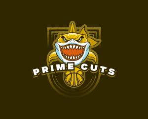 Basketball Varsity Shark logo design