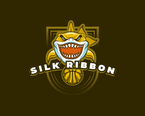 Basketball Varsity Shark logo design