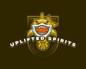 Basketball Varsity Shark logo design