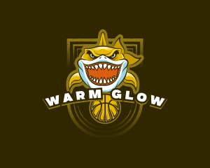 Basketball Varsity Shark logo design