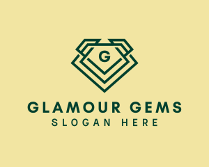 Diamond Gem Jeweler logo design