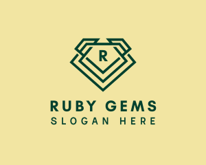 Diamond Gem Jeweler logo design