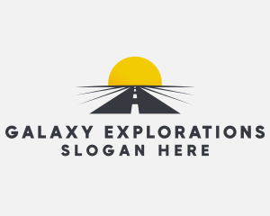 Highway Travel Road logo design