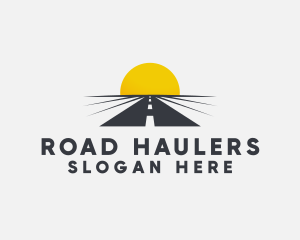 Highway Travel Road logo design