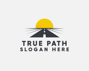 Highway Travel Road logo design