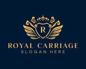 Royal Wing Crown logo design