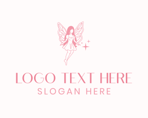 Pink Fairy Woman logo