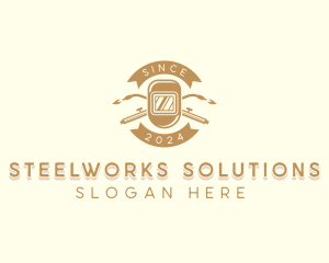 Welder Ironworks Fabrication logo design