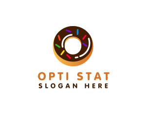 Donut Pastry Letter O logo design