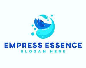 Clean Hand Wash Sanitation logo design