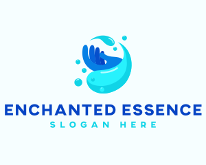 Clean Hand Wash Sanitation logo design