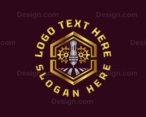 Laser Mechanical Engraving Logo